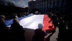 Russian flag in Simferopol, 18 March